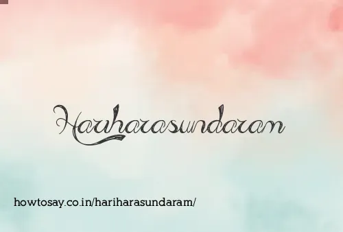 Hariharasundaram