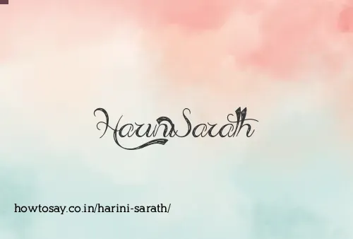 Harini Sarath