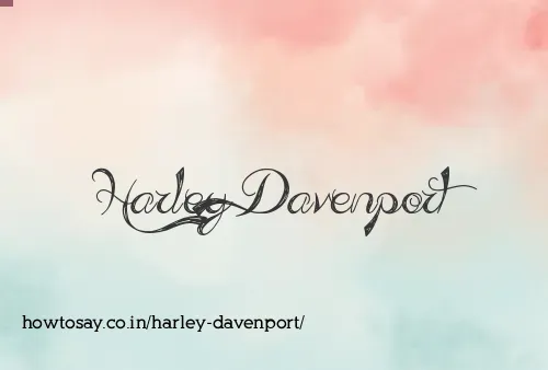 Harley Davenport