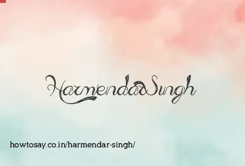 Harmendar Singh