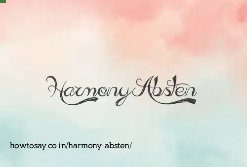 Harmony Absten