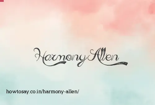Harmony Allen