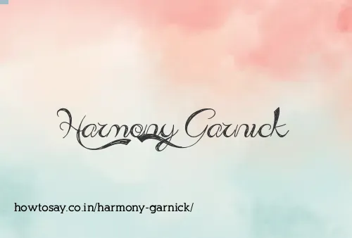 Harmony Garnick