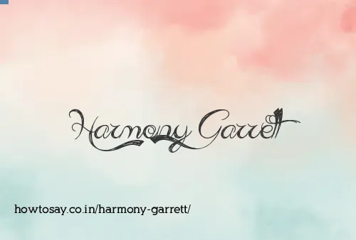 Harmony Garrett