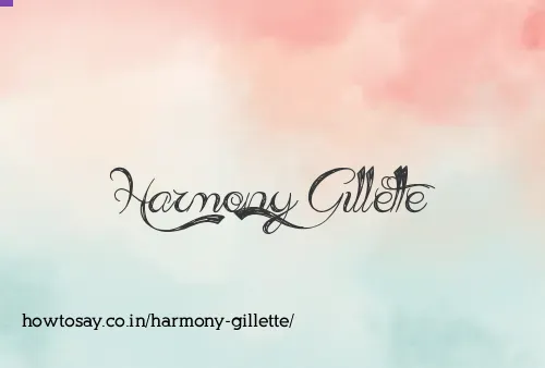 Harmony Gillette