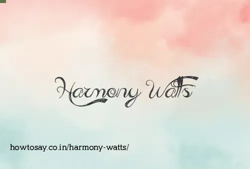 Harmony Watts