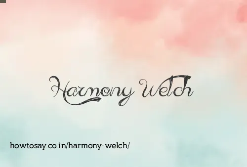 Harmony Welch