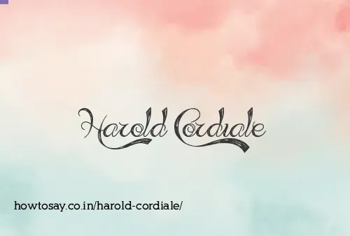 Harold Cordiale