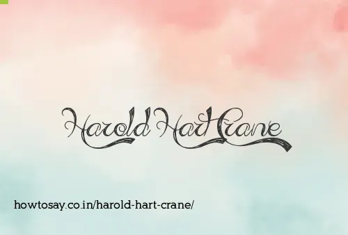 Harold Hart Crane