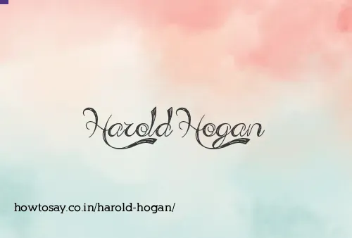 Harold Hogan