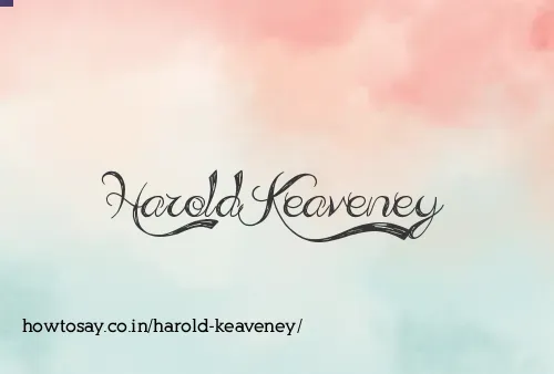Harold Keaveney