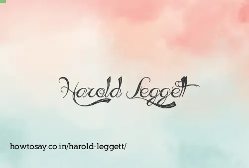 Harold Leggett