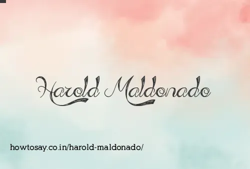 Harold Maldonado