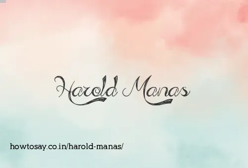Harold Manas