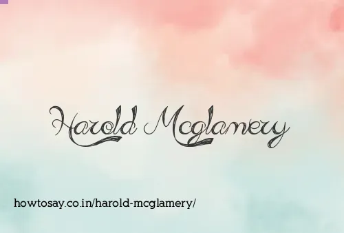 Harold Mcglamery