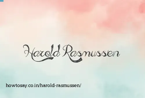 Harold Rasmussen