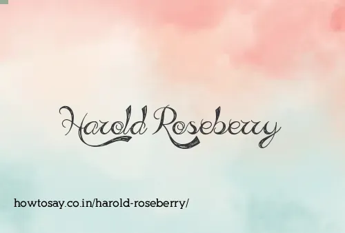 Harold Roseberry