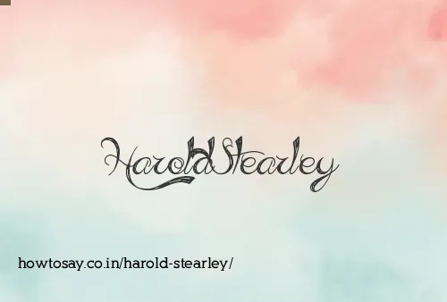 Harold Stearley