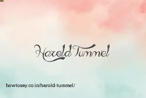 Harold Tummel