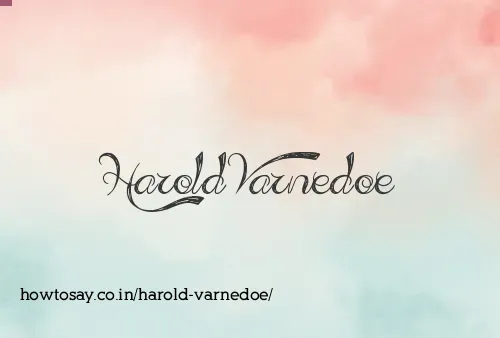 Harold Varnedoe
