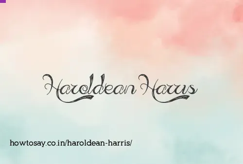 Haroldean Harris
