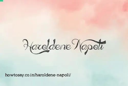 Haroldene Napoli