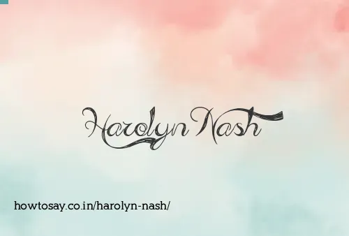 Harolyn Nash