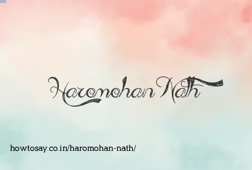 Haromohan Nath