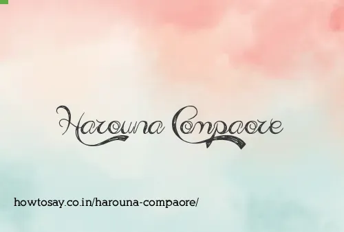 Harouna Compaore