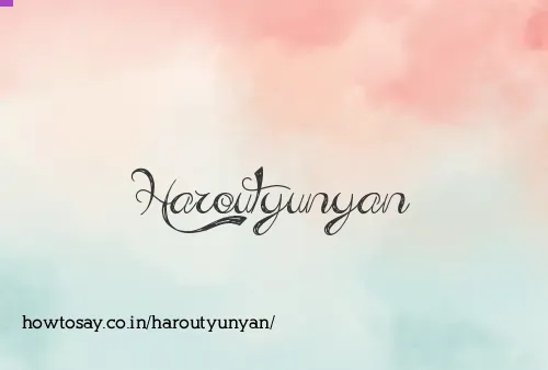 Haroutyunyan