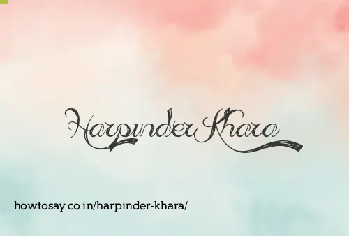Harpinder Khara