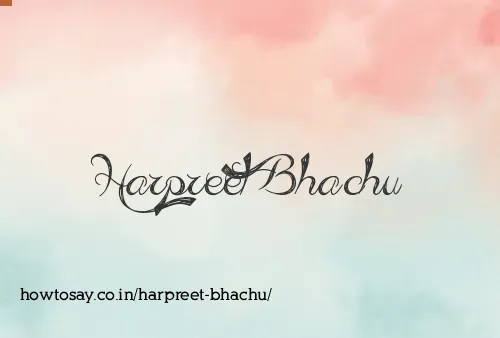 Harpreet Bhachu
