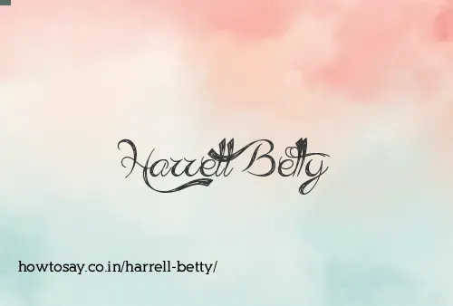 Harrell Betty