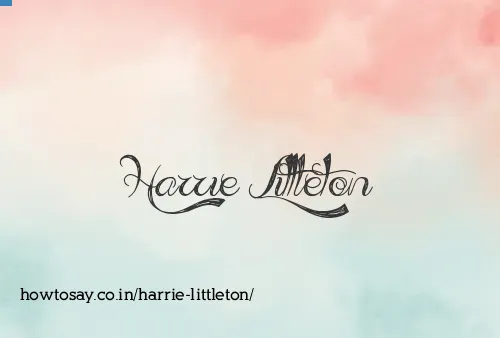 Harrie Littleton