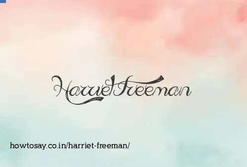 Harriet Freeman