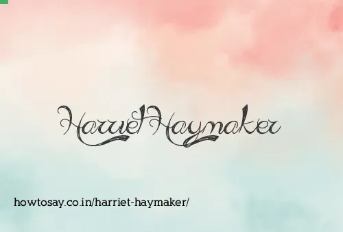 Harriet Haymaker