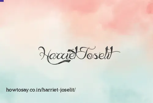 Harriet Joselit