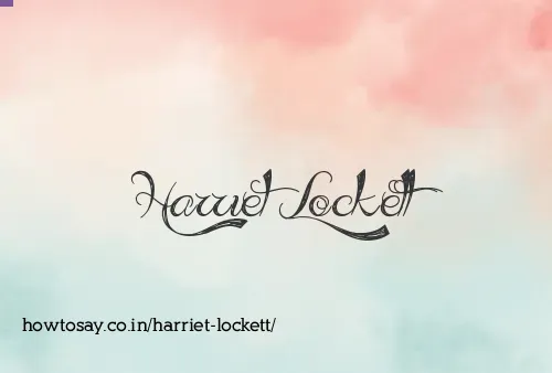 Harriet Lockett