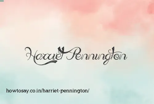 Harriet Pennington