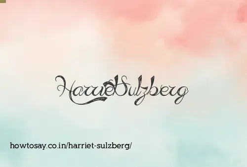 Harriet Sulzberg