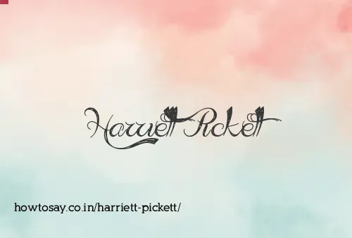 Harriett Pickett