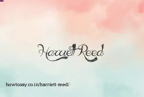 Harriett Reed