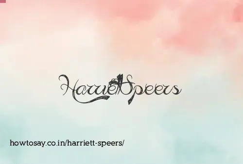 Harriett Speers