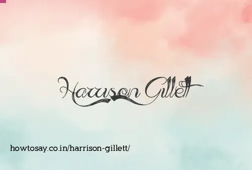 Harrison Gillett