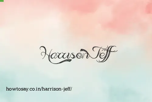 Harrison Jeff