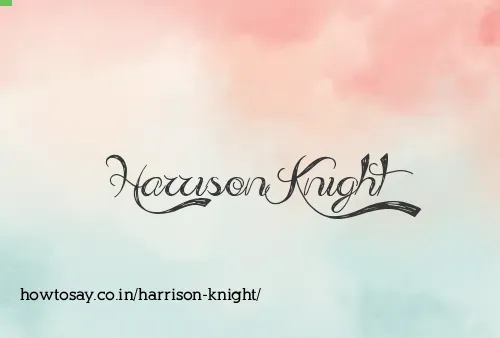 Harrison Knight