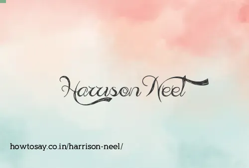 Harrison Neel