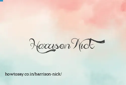 Harrison Nick