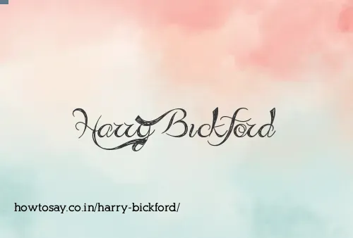 Harry Bickford
