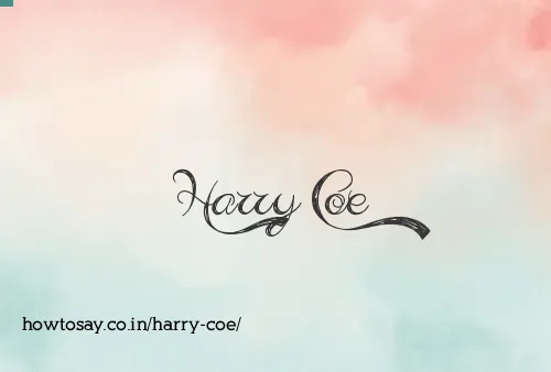 Harry Coe